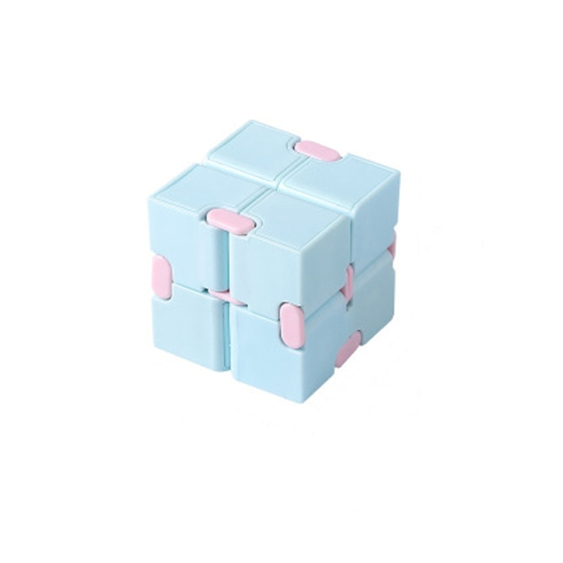 Light Blue Infinity Cube Fidget Toys for Stress Relief