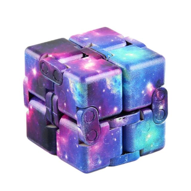 Multi-Colored Infinity Cube Fidget