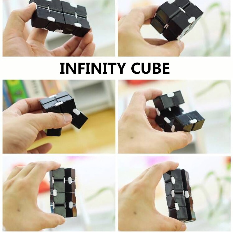 New Green Infinity Cube Fidget Toys for Stress Relief