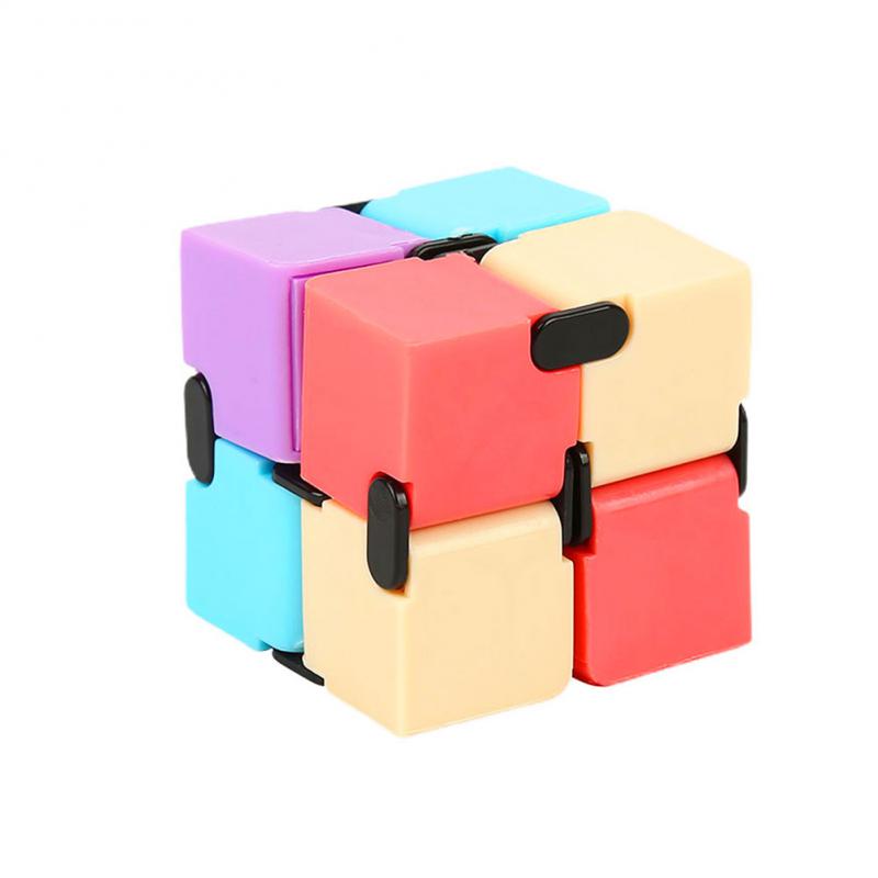 Children Adult Decompression Toy Infinity Magic Cube Square Puzzle Toys Relieve Stress Funny Hand Game Four - Infinity Cube Fidget