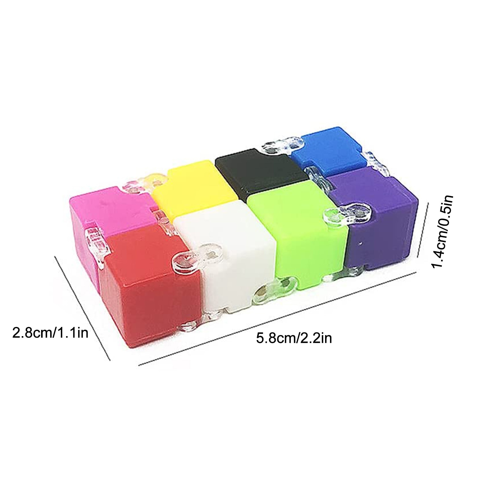 Infinity Cube Fidget Cube EDC Anxiety Stress Relief Finger Toy Adult Kids Hand 